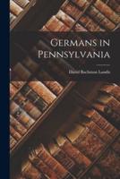 Germans in Pennsylvania