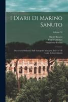 I Diarii Di Marino Sanuto