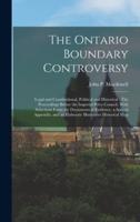 The Ontario Boundary Controversy