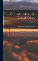Chronicles of Oklahoma; Volume 48