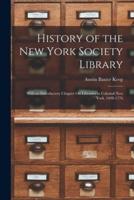 History of the New York Society Library