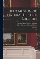 Field Museum of Natural History Bulletin