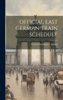 Official East German Train Schedule