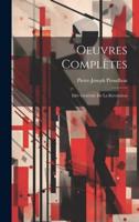 Oeuvres Complètes