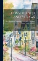 Constitution And By-Laws