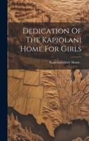 Dedication Of The Kapiolani Home For Girls