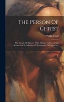 The Person Of Christ