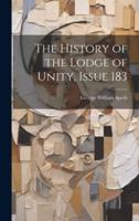 The History of the Lodge of Unity, Issue 183