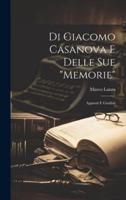 Di Giacomo Casanova E Delle Sue "Memorie"