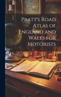 Pratt's Road Atlas of England and Wales for Motorists