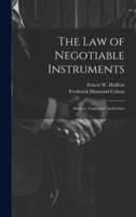 The Law of Negotiable Instruments