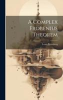 A Complex Frobenius Theorem