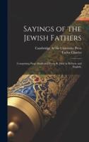 Sayings of the Jewish Fathers