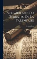 Vocabulaire Du Terratsu De La Tarentaise