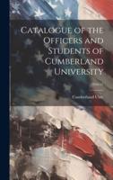 Catalogue of the Officers and Students of Cumberland University; 1856-57