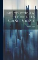 Introduction A L'Étude De La Science Sociale