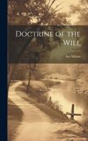 Doctrine of the Will