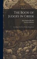 The Book of Judges in Greek