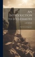 An Introduction to Ecclesiastes