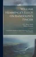 William Hemminge's Elegy on Randolph's Finger