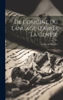 De L'origine Du Langage D'après La Genèse