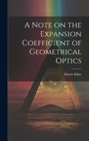 A Note on the Expansion Coefficient of Geometrical Optics
