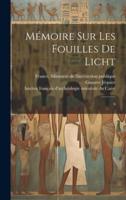 Mémoire Sur Les Fouilles De Licht