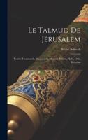 Le Talmud De Jérusalem