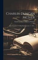 Charles Duncan McIver
