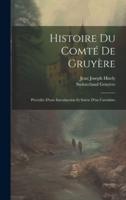 Histoire Du Comté De Gruyère