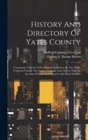 History And Directory Of Yates County