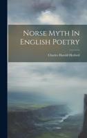 Norse Myth In English Poetry