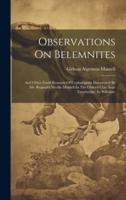 Observations On Belemnites