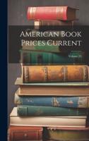 American Book Prices Current; Volume 25