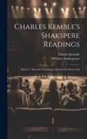 Charles Kemble's Shakspere Readings