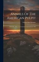 Annals Of The American Pulpit