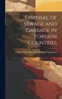 Disposal of Sewage and Garbage in Foreign Countries