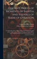 Osborn's Tables of Moments of Inertia and Squares of Radii of Gyration
