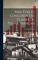 Bien-Être Et Concorde Des Classes Du Peuple Français