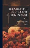 The Christian Doctrine of Forgiveness of Sin