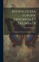 Rhopalocera Europæ Descripta Et Delineata