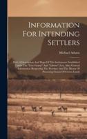 Information For Intending Settlers