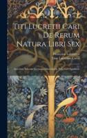 Titi Lucretii Cari De Rerum Natura Libri Sex