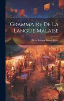 Grammaire De La Langue Malaise