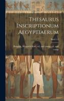 Thesaurus Inscriptionum Aegyptiaerum; Band 1-2