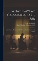 What I Saw at Cassadaga Lake, 1888