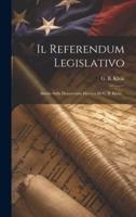 Il Referendum Legislativo