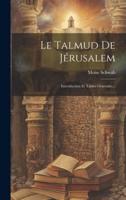 Le Talmud De Jérusalem