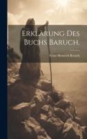 Erklärung Des Buchs Baruch.