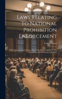 Laws Relating To National Prohibition Enforcement